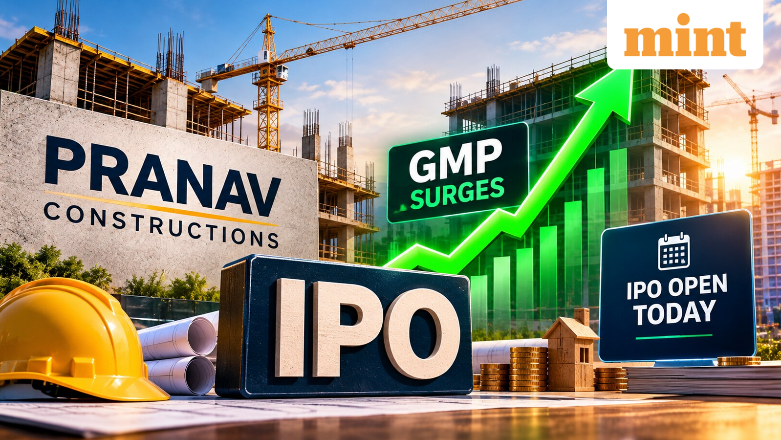Pranav Constructions IPO GMP Today: What latest rate hints at listing share price | Allotment, stock market debut date